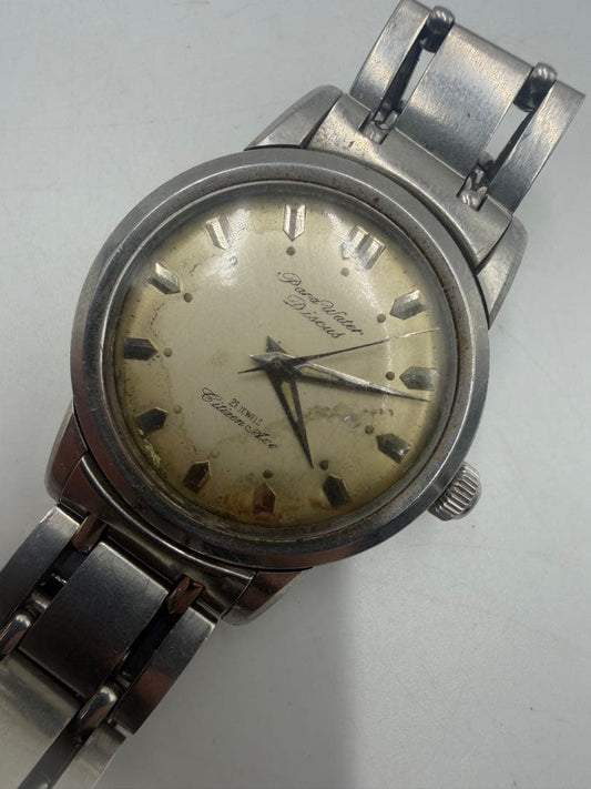 Citizen エース パラウォーター ディスカス 21石 Manual Men's Watch — Japanese