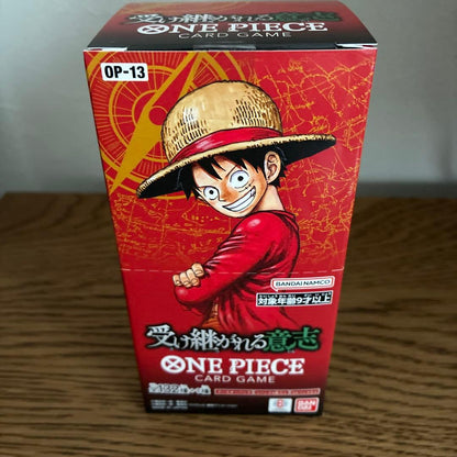 One Piece One Piece Card Game: The Will of the D. OP-13 Box Tape Cut Box ONEPIECE — OP-13 — Japanese
