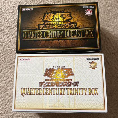 Yu-Gi-Oh Yu-Gi-Oh! Quarter Century Duelist Trinity Box Box — Japanese
