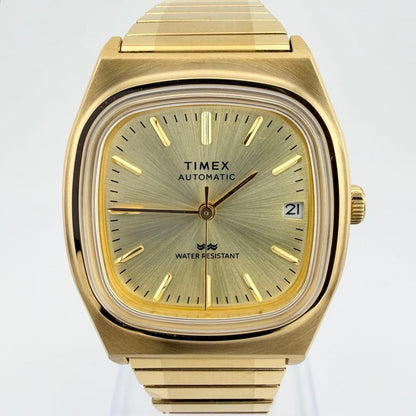 TIMEX Reissue 1983 E-Line Gold Automatic Men's Watch — Japanese