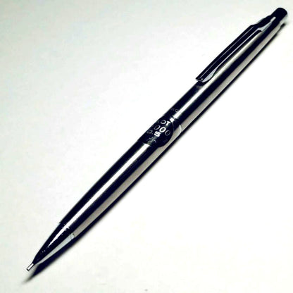 Discontinued vintage stainless steel 0.5 mechanical pencil from the 1980s with a sleek metal body