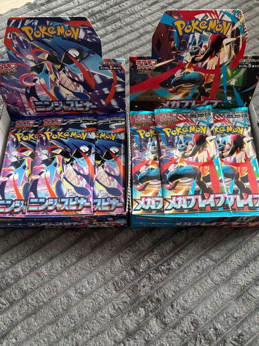 Pokemon Unopened Pokémon Card Game Ninja Spinner Mega Brave Pack Set Pack — Japanese