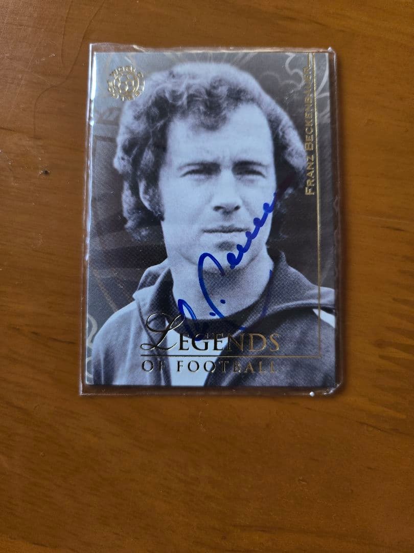 Franz Beckenbauer Signed Card 151 — Japanese