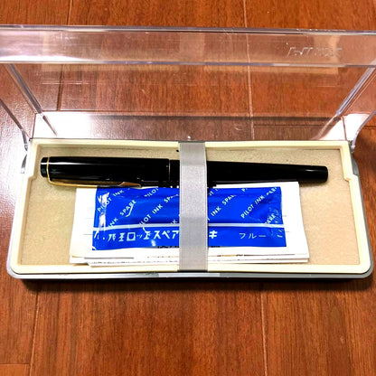 Pilot fountain pen ink blue set of 3 items including fountain pen and two ink bottles with instruction manual