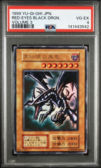 PSA 4 Yu-Gi-Oh Red-Eyes Black Dragon — Japanese
