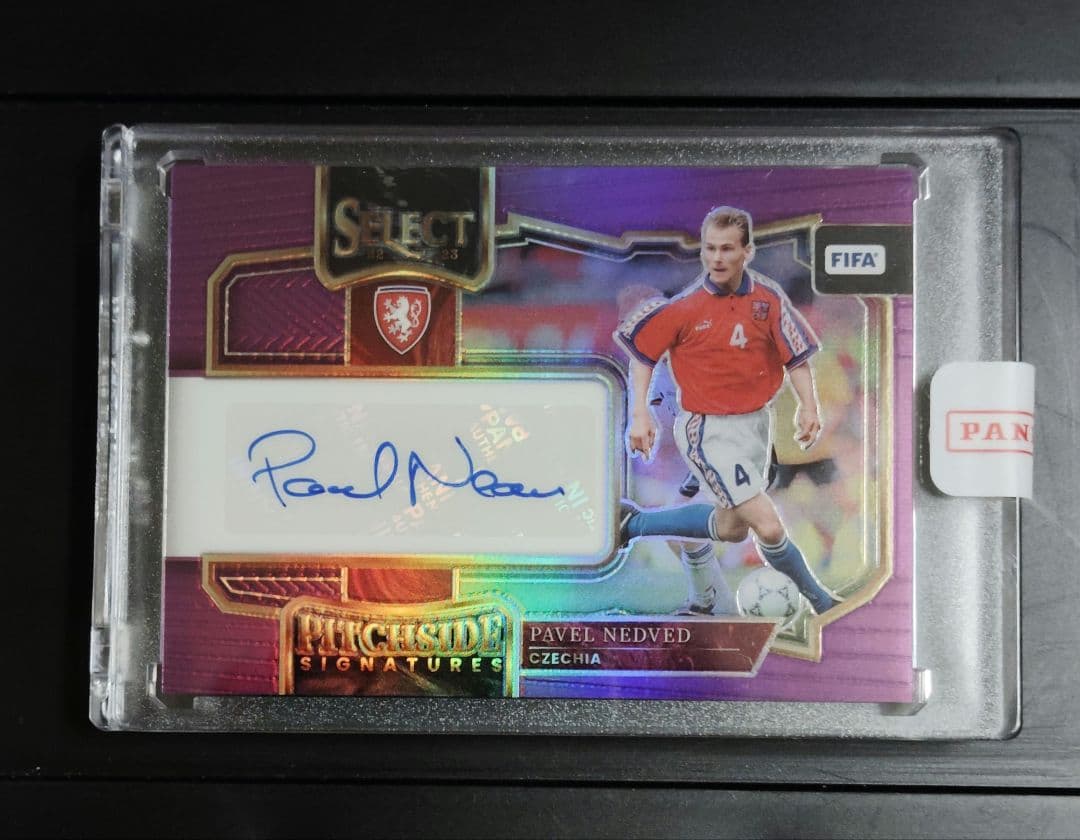 Panini Pavel Nedvěd 49 Limited Edition Autographed Card — Japanese