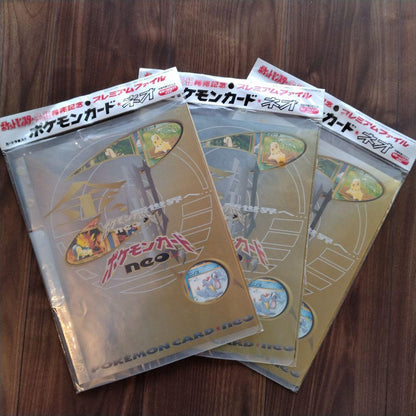 Pokemon Price Drop Pokémon Card Neo Gold and Silver Release Commemoration Premium File ( Pack — Japanese