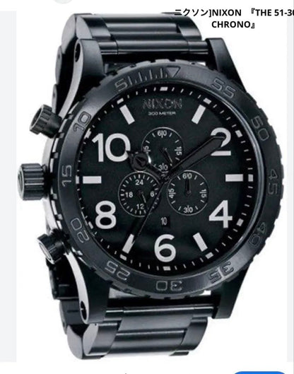 NIXON 51-30 Chrono Quartz Men's Watch — Japanese