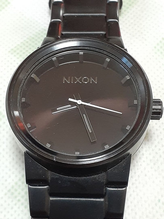 NIXON The Unit All Black Quartz Men's Watch — Japanese