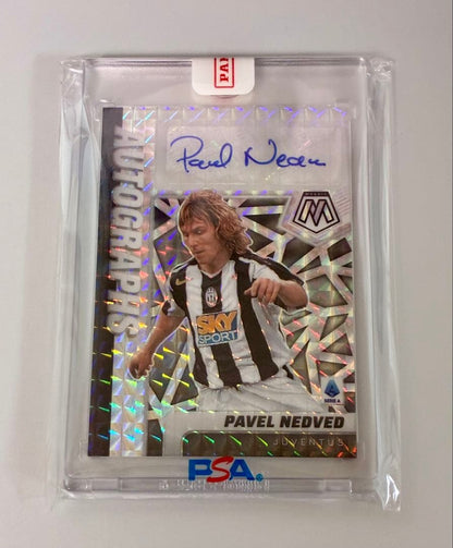 Nedved Panini Mosaic Soccer Auto — Japanese