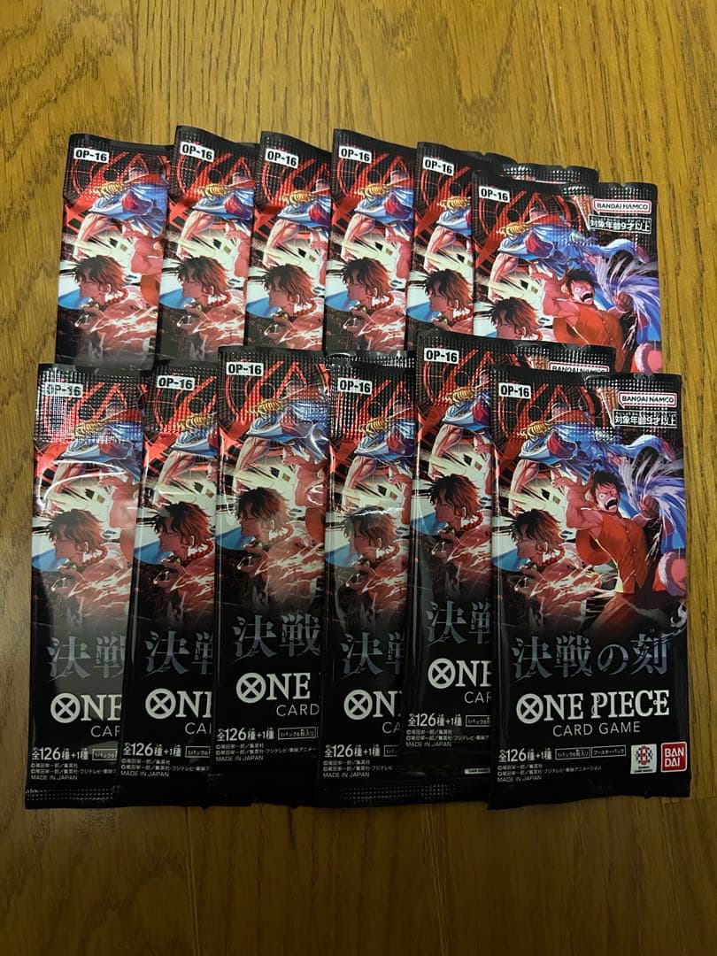 One Piece One Piece Card Game: Moment of Destiny OP-16 12 Pack Pack — OP-16 — Japanese