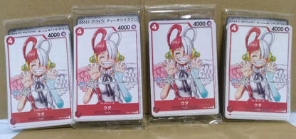 One Piece ONE PIECE Card Game Movie Ticket Holder Bonus 4-Pack Pack — Japanese