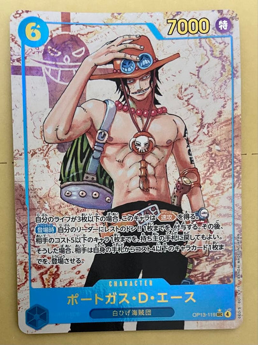 One Piece Portgas D. Ace — OP13-119 — Japanese
