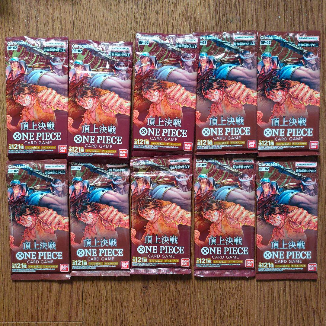 One Piece One Piece Card Top Battles 10 Pack Set Pack — Japanese