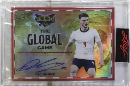 Declan Rice Signed Card 2022 Leaf — Japanese