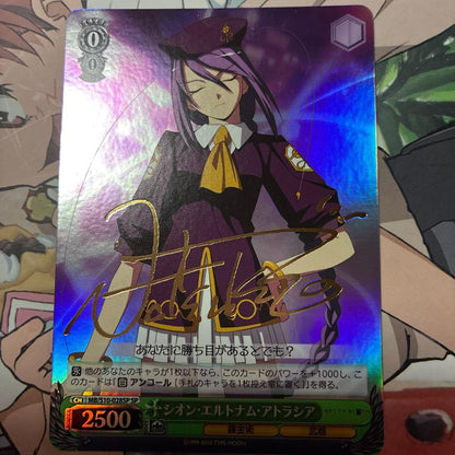 Weiss Schwarz Waifu Melty Blood Shion Eltnam Atlasia Signed SP — Japanese
