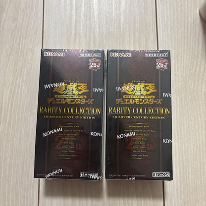 Yu-Gi-Oh Unopened Shrink-Wrapped Yu-Gi-Oh! Rarety Collection 25th 2BOX Set Box — Japanese