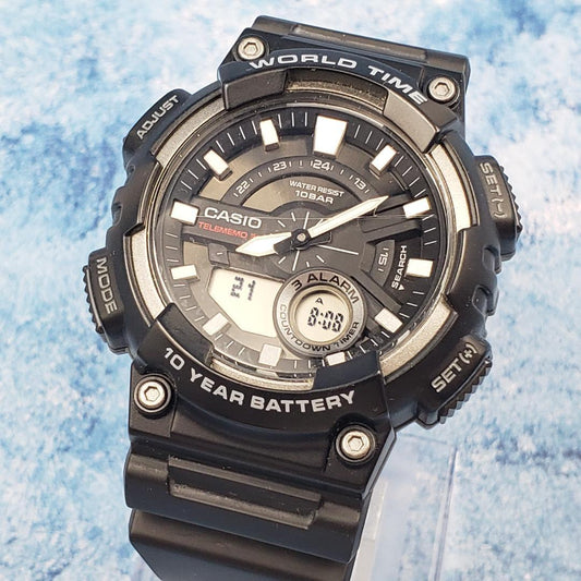 CASIO AEQ-110 Digital Men's Watch — Japanese