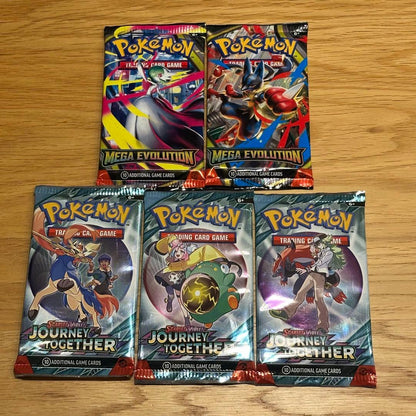 Pokemon English Pokémon Card 5 Pack Set Pack — English
