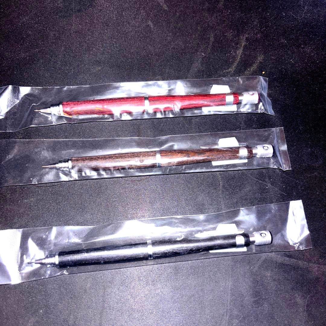 PILOT S20 Mechanical Pencil 3-piece set showing models HPS-2SK-DR3, HPS-2SK-DBN3, HPS-2SK-B3