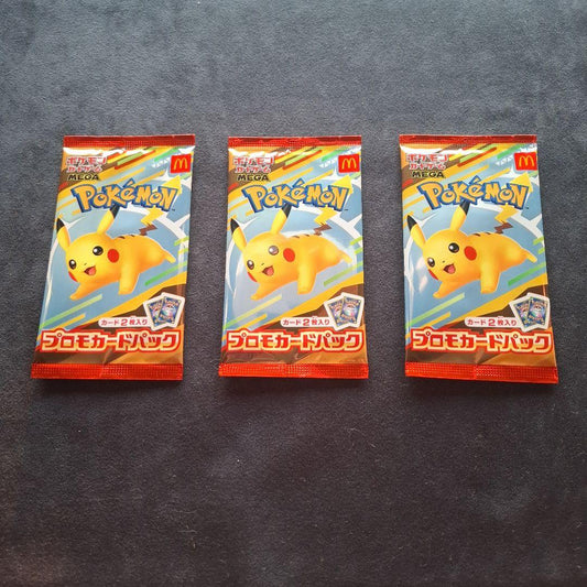 Pokemon Pokémon Card McDonald's Promo Card Pack 3 Pack Set Pack — Japanese
