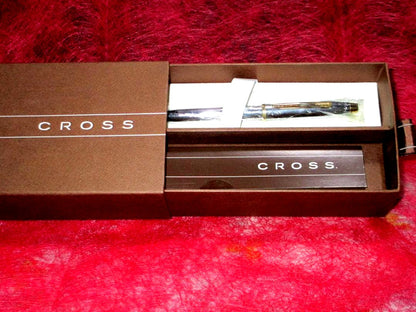 CROSS Ballpoint Pen Series Model metal silver and gold body with original box and black ink