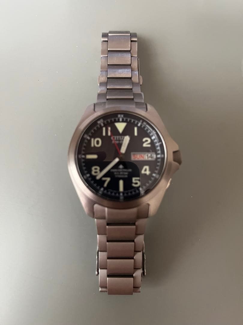 Citizen AT6080-53L Solar Men's Watch — Japanese