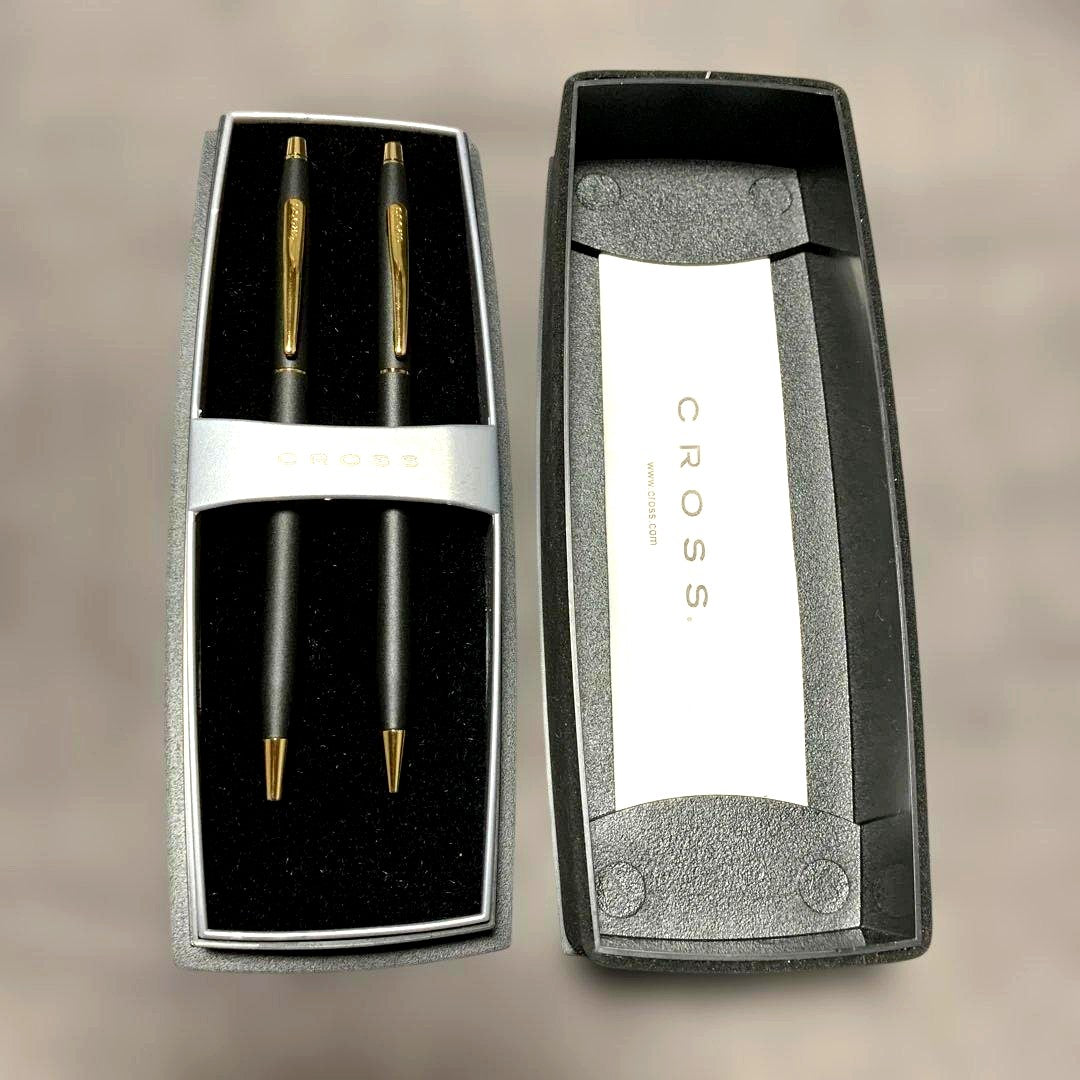 Cross ballpoint pen and mechanical pencil 2-piece set in original packaging