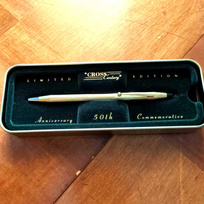 Cross Century 50th Anniversary Edition ballpoint pen in unused condition with original refill from Japan import