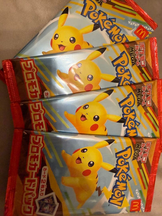 Pokemon Pokémon Card McDonald's Promo Pack 4 Pack Set Pack — Japanese