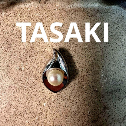 Silver 18.223 pendant top featuring a 6.5mm white pearl decoration