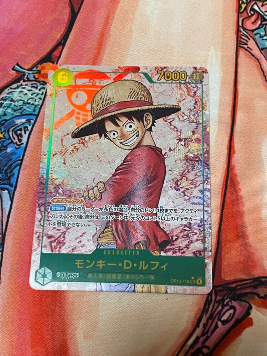 One Piece Monkey D. Luffy SEC — Inherited Will OP13-118 — Japanese