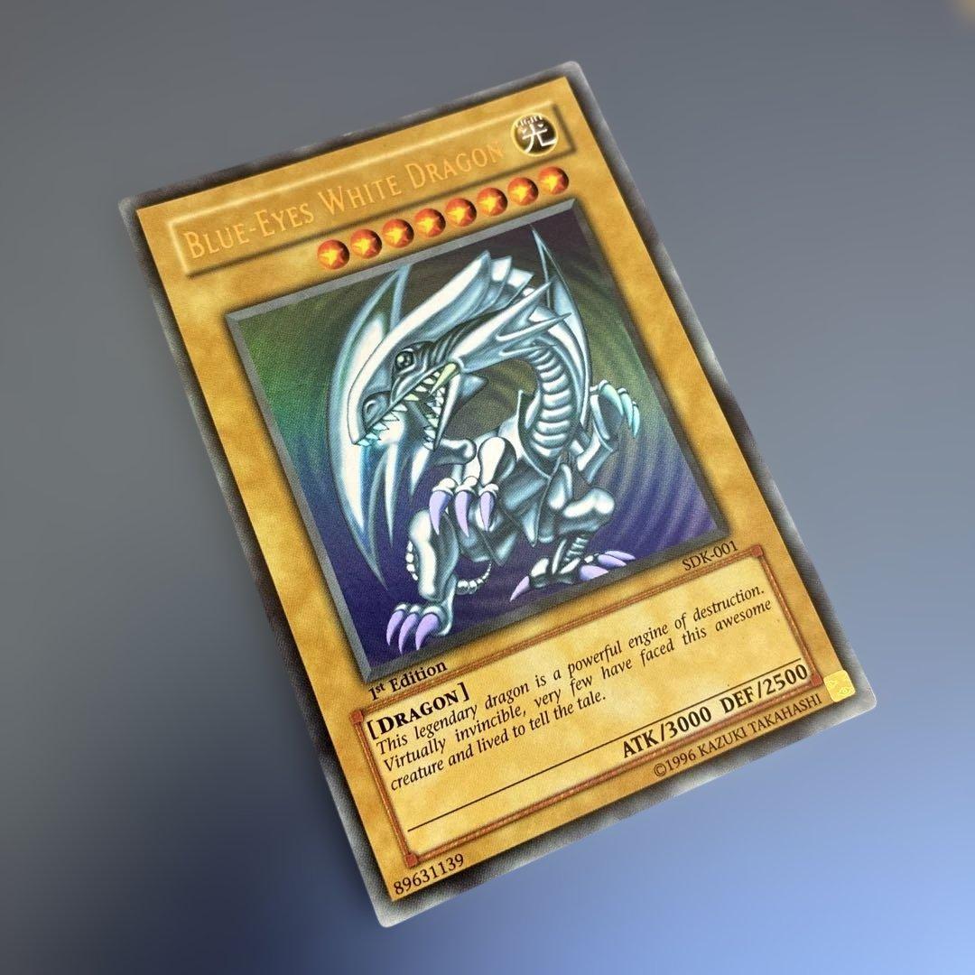 Yu-Gi-Oh Blue-Eyes White Dragon Ultra Rare — SDK-001 — Japanese