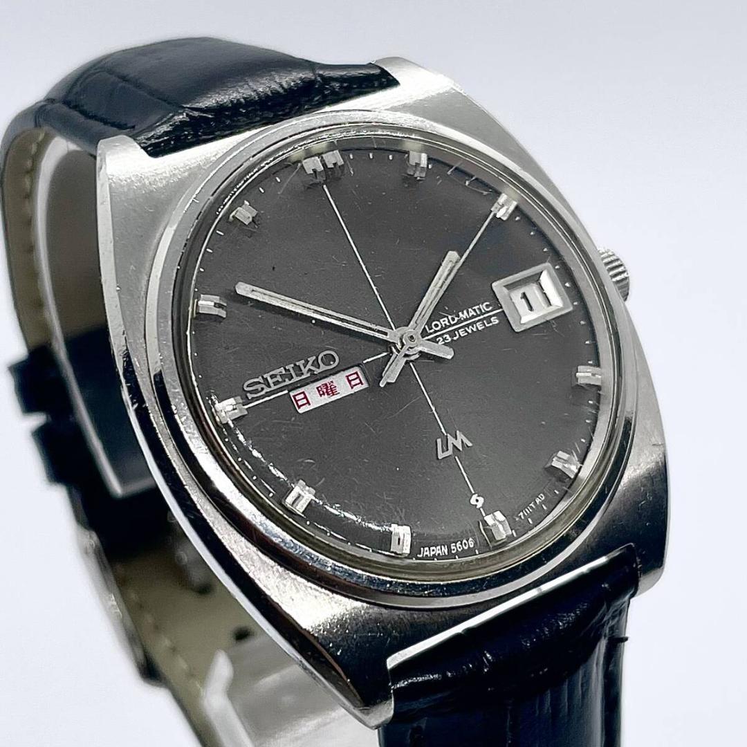 SEIKO 5606-7030 Automatic Men's Watch — Japanese