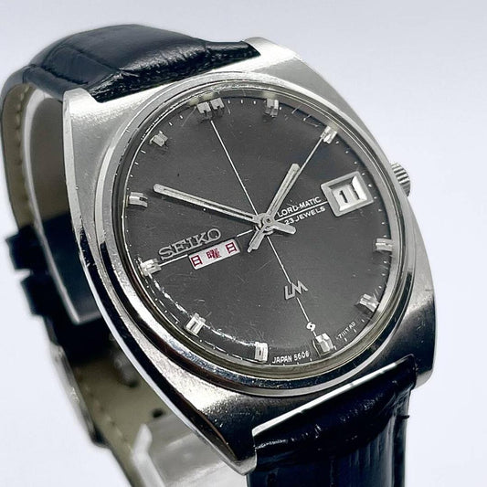 SEIKO 5606-7030 Automatic Men's Watch — Japanese