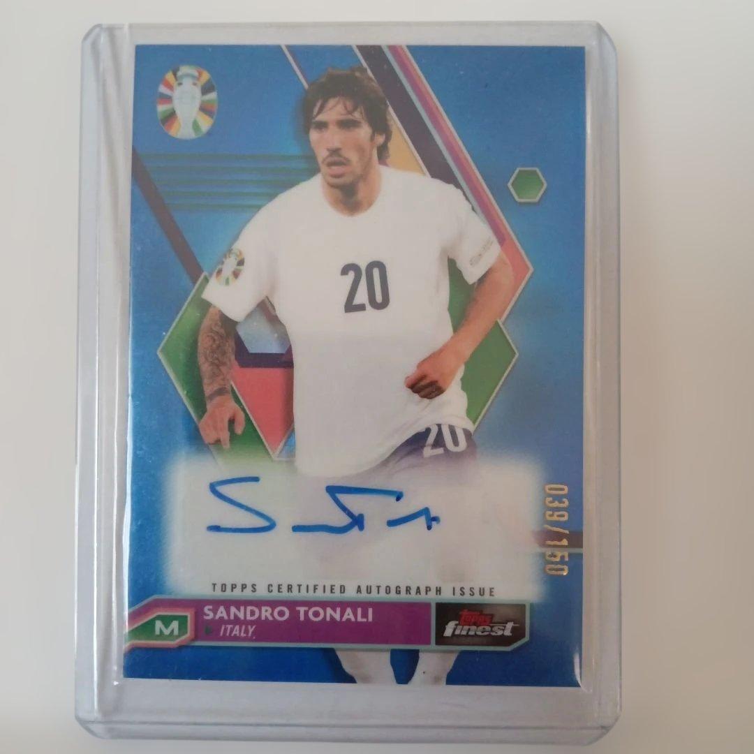 Sandro Tonali Autograph Card — Japanese