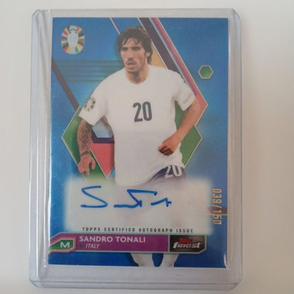 Sandro Tonali Autograph Card — Japanese