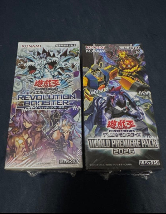 Yu-Gi-Oh Yu-Gi-Oh! New Unopened 2-Box Set Box — Japanese