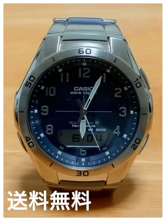 CASIO Wave Ceptor Multi-Band 6 Solar Men's Watch — Japanese