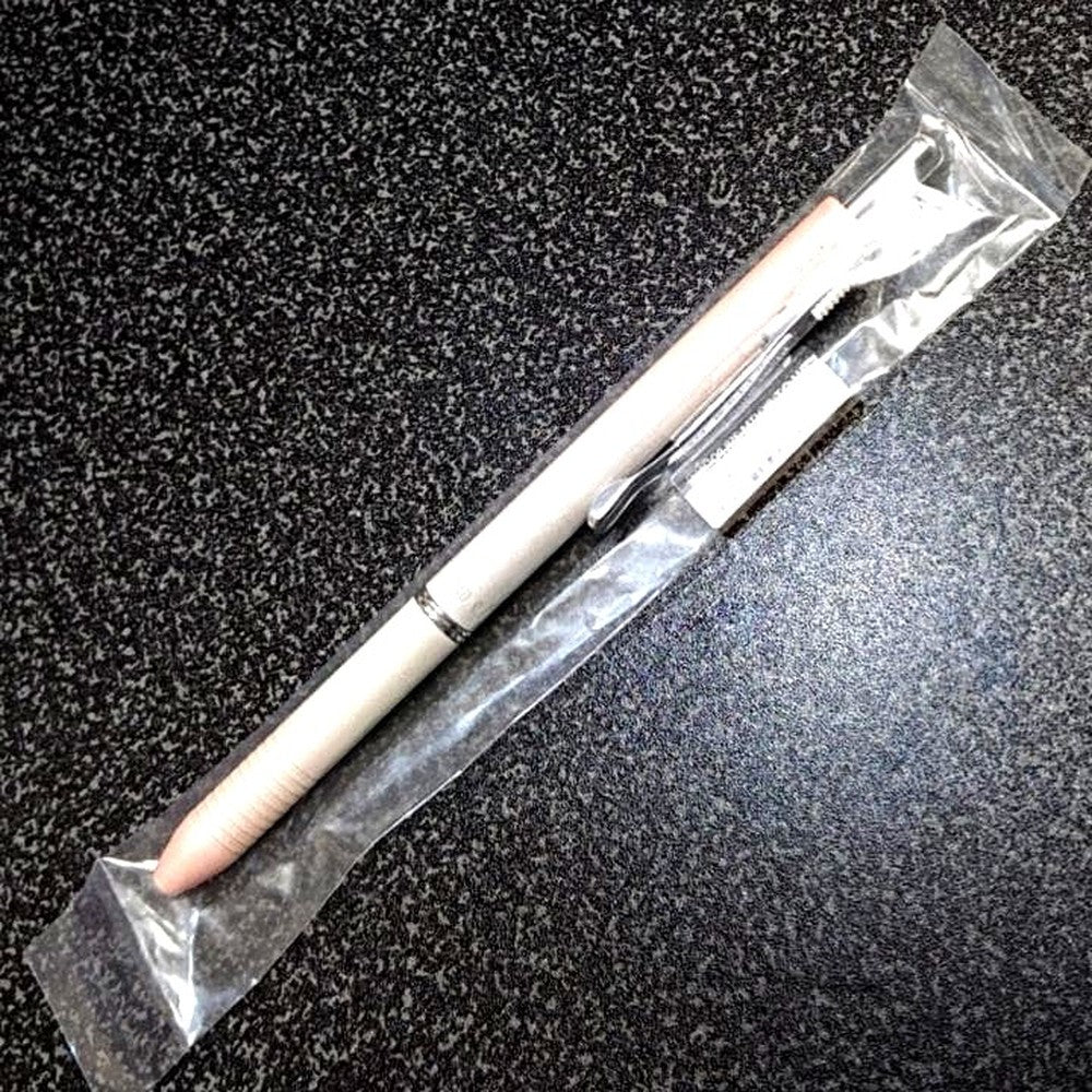 PILOT 2+1 Melty Pastel Orange multi-function pen with black and red ballpoint ink and 0.5mm mechanical pencil