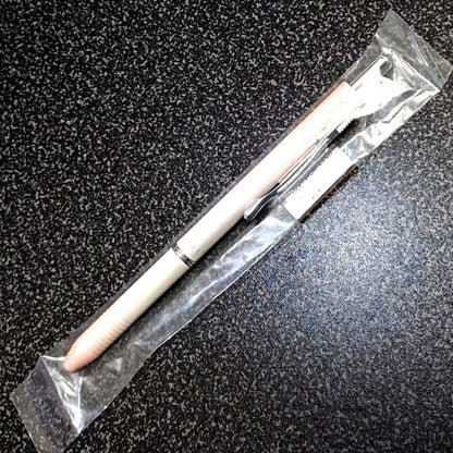 PILOT 2+1 Melty Pastel Orange multi-function pen with black and red ballpoint ink and 0.5mm mechanical pencil