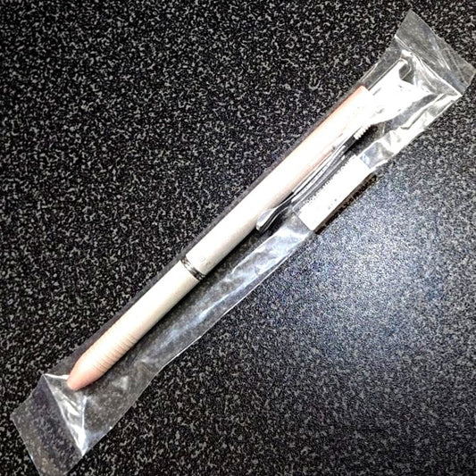 PILOT 2+1 Melty Pastel Orange multi-function pen with black and red ballpoint ink and 0.5mm mechanical pencil