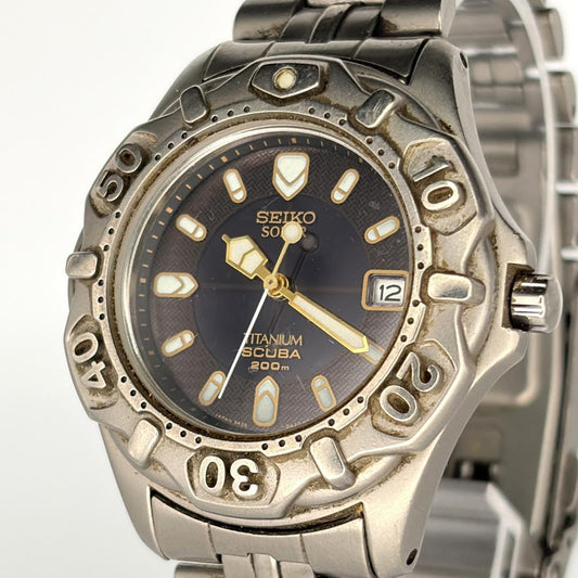 SEIKO 5K25-0A10 Solar Men's Watch — Japanese