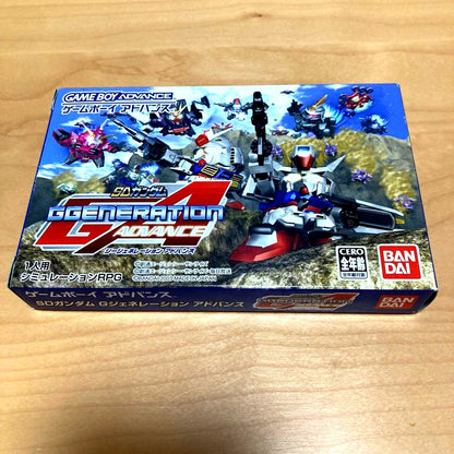 Sealed new SD Gundam Generation G Generation Advance game cartridge for Game Boy Advance in original packaging