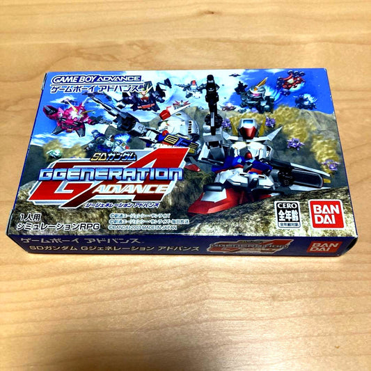 Sealed new SD Gundam Generation G Generation Advance game cartridge for Game Boy Advance in original packaging