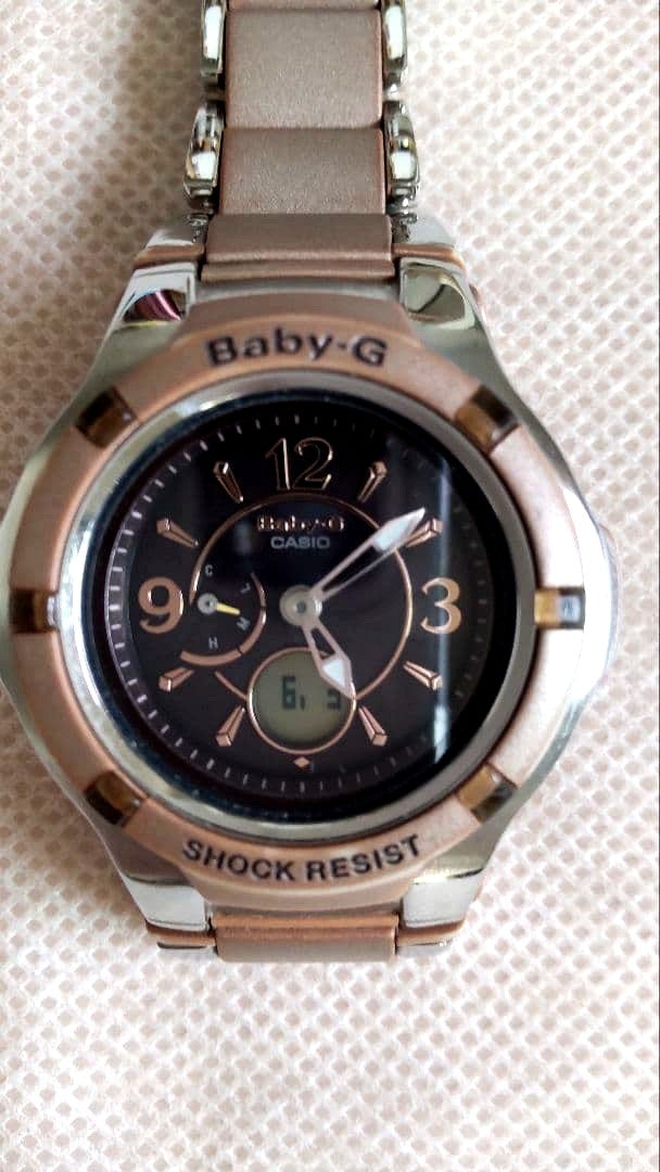 Casio Baby-G BGA-1200C-5BJF shock resistant digital and analog solar radio wave watch
