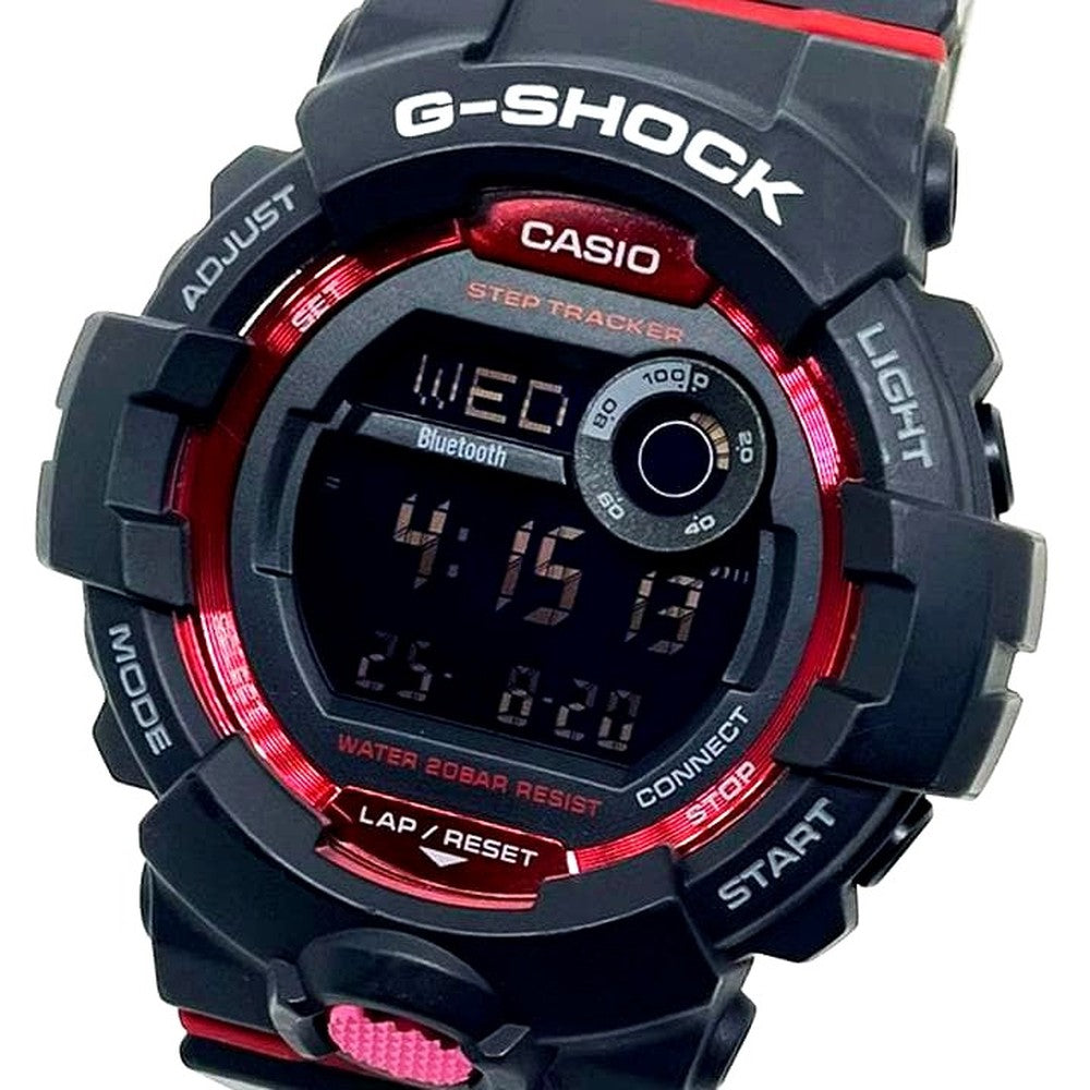 Casio G-Shock G-Squad GBD-800 black and red watch with mobile link functionality Japan import