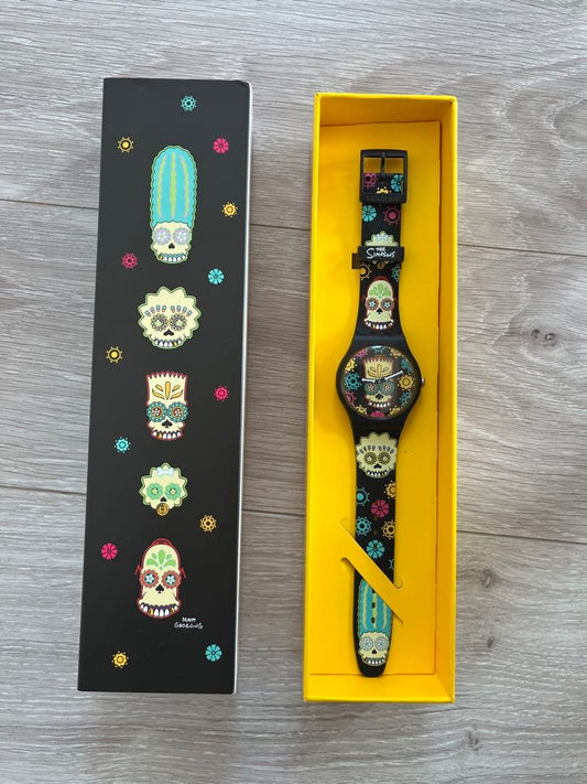 swatch Simpsons Halloween Collection SBTR009 Quartz Men's — Japanese