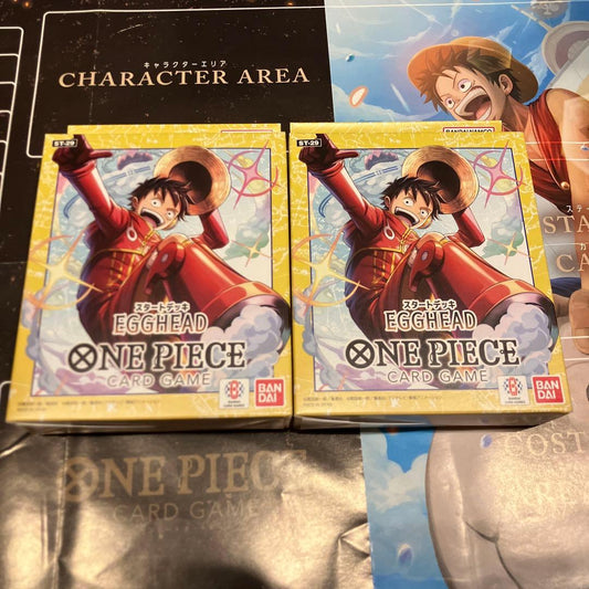 One Piece Start Deck Egg Head 2BOX Sealed Box — Japanese