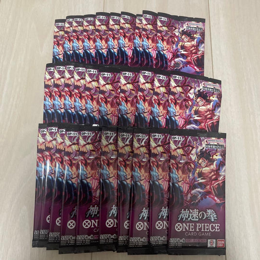 One Piece One Piece Card Game New Emperor OP-09 Unopened 30 Packs Pack — Divine Speed Fist OP-09 — Japanese